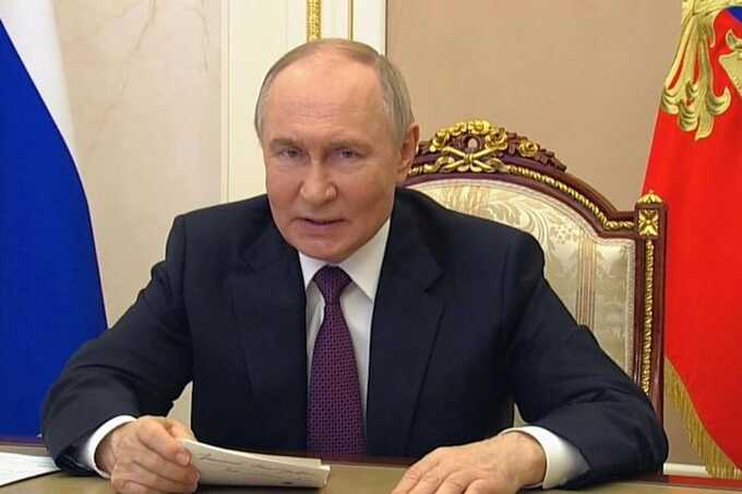 Путин сообщил, что зона безопасности будет создана в Курской, Брянской и Белгородской областях