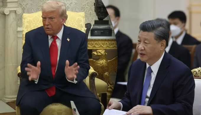 Трамп и Си Цзиньпин провели телефонный разговор, в ходе которого обсудили международные отношения