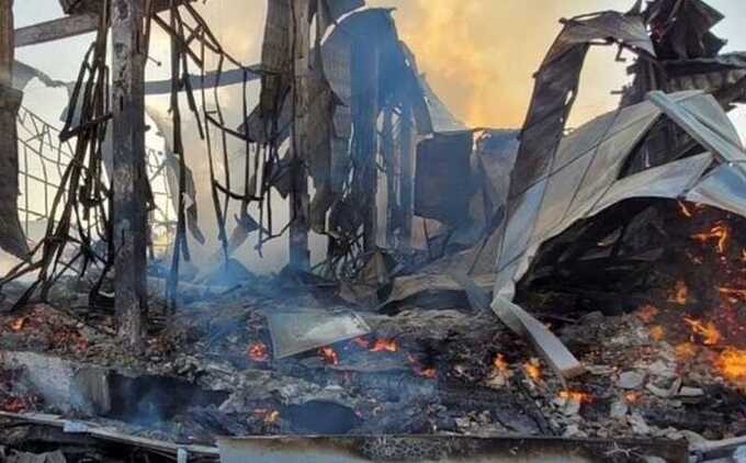 Пожар уничтожил дачный поселок в Забайкалье