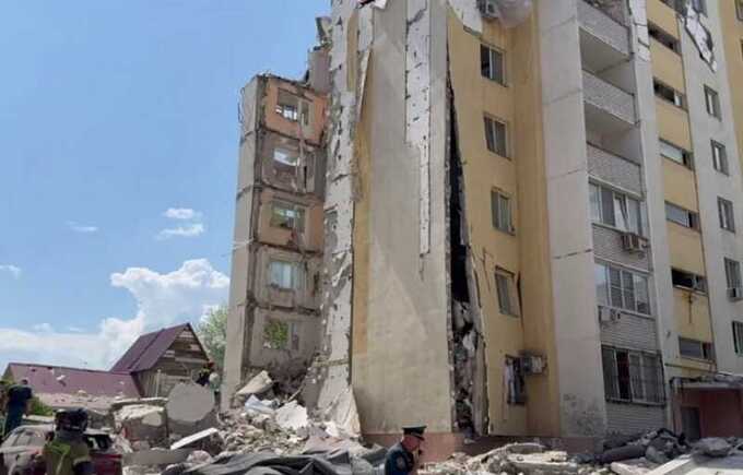 Выложены начальные моменты после взрыва в Саратове