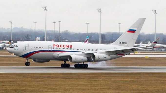 Самолет специального назначения Путина с бортовым номером RA-96023 вылетел из Москвы в Анкоридж