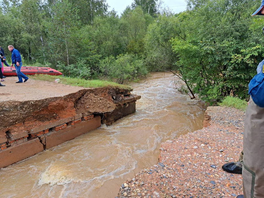 В Приморье спасли двух человек после падения в воду на автомобиле. Фото © T.me / primgochs quuiqxxidrhirxkrt